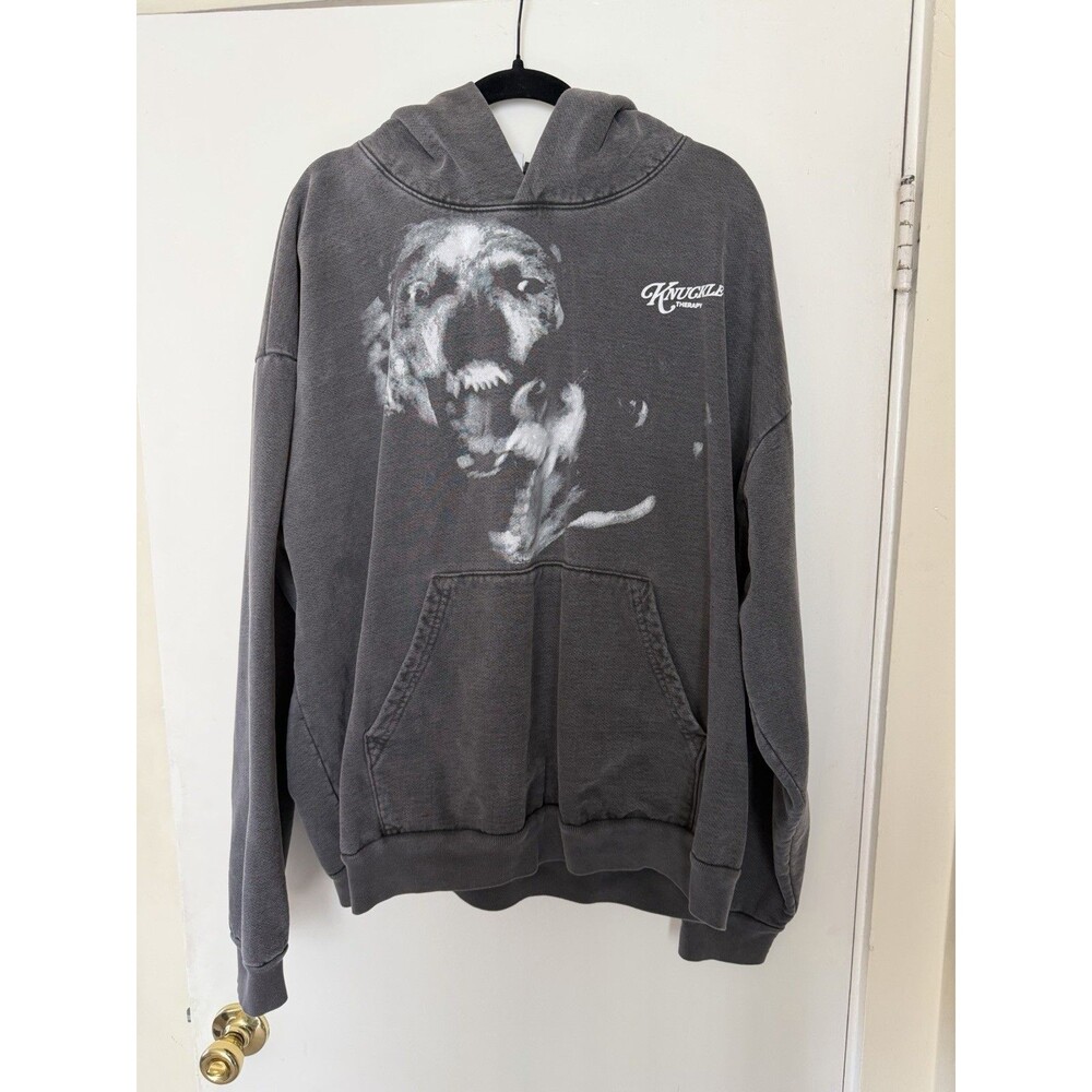 Knuckle Therapy THE ALMIGHTY OZ HOODY - VINTAGE BLACK 2XL